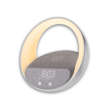 OmniCharge - 5-in-1 RGB Wireless Charging Station with Bluetooth Speaker